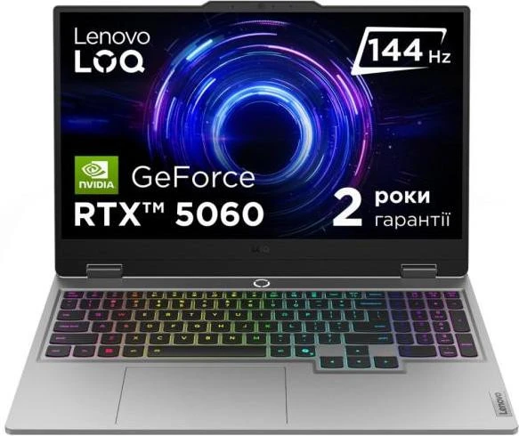 Ноутбук Lenovo LOQ 15IRX10 Luna Grey (83JE00L4RA)