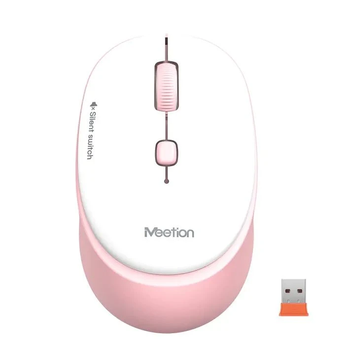 Миша Meetion R571 Wireless White/Pink (MT-R571-P) (UA)