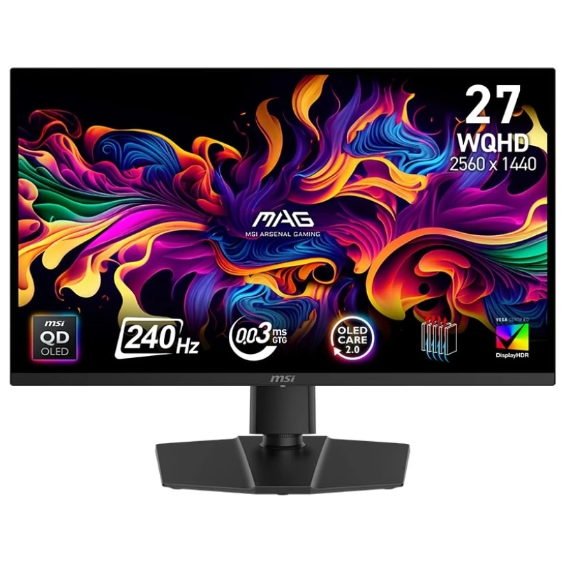Монитор MSI 26.5 MAG 273QP QD-OLED X24 Black 240Hz (UA)