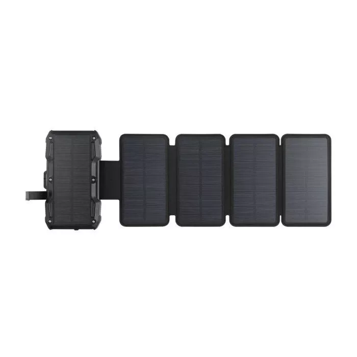 Мобильная батарея Sandberg 27000mAh Solar 5-Panel 8W, PD/20W, IP54, Flashlight, wireless charging 15W (421-06) (UA)