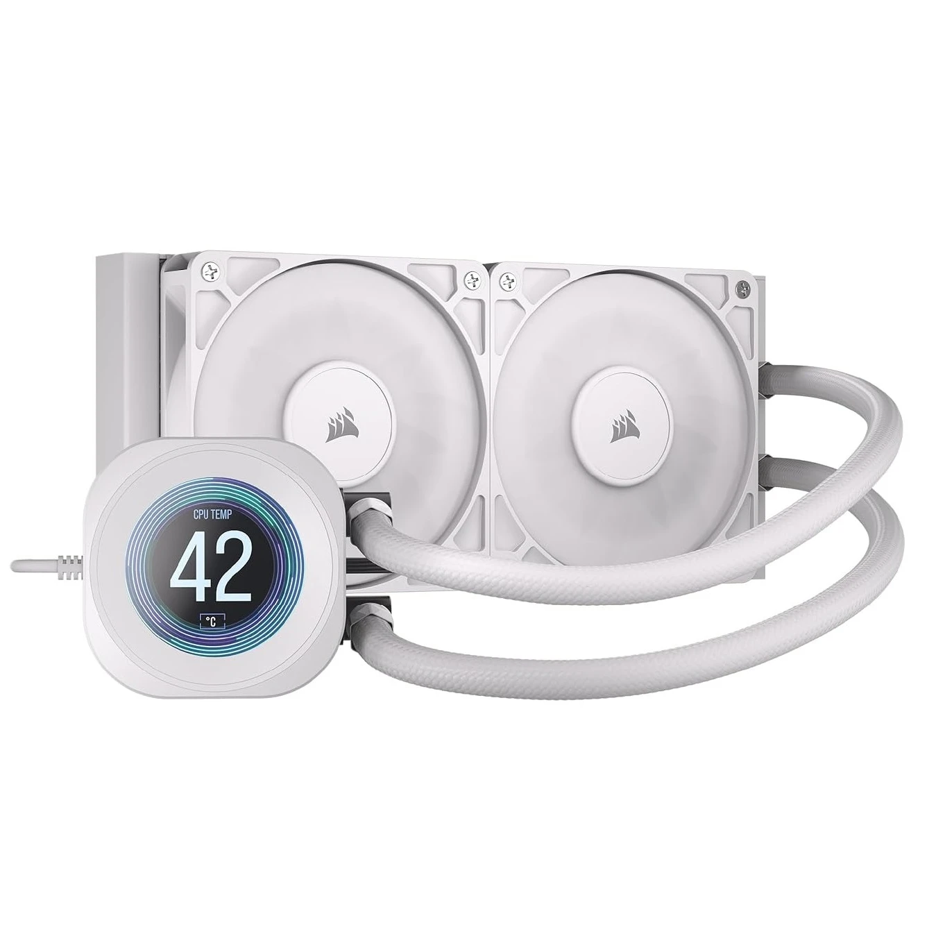 Система водяного охолодження Corsair Nautilus 240 RS LCD White (CW-9061032-WW) (UA)