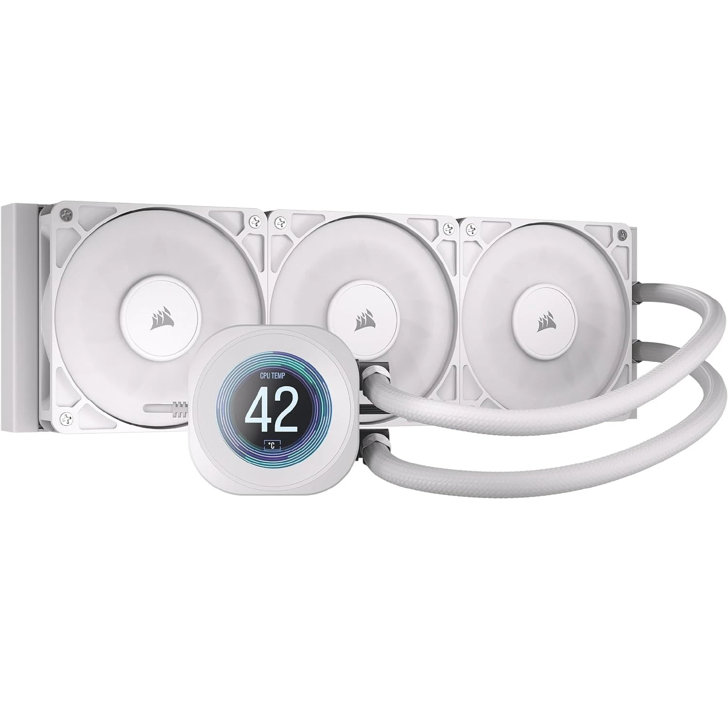 Система водяного охолодження Corsair Nautilus 360 RS LCD White (CW-9061034-WW) (UA)