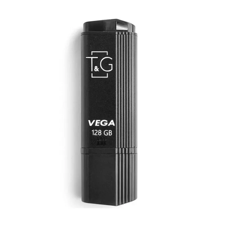 Флеш пам `ять USB2.0 128GB T&G 121 Vega Series Black (TG121-128GB2BK) (UA)