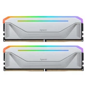 Apacer 32 GB (2x16GB) DDR5 5200 MHz Nox RGB Silver (AH5U32G52C522NWAA-2) (UA)