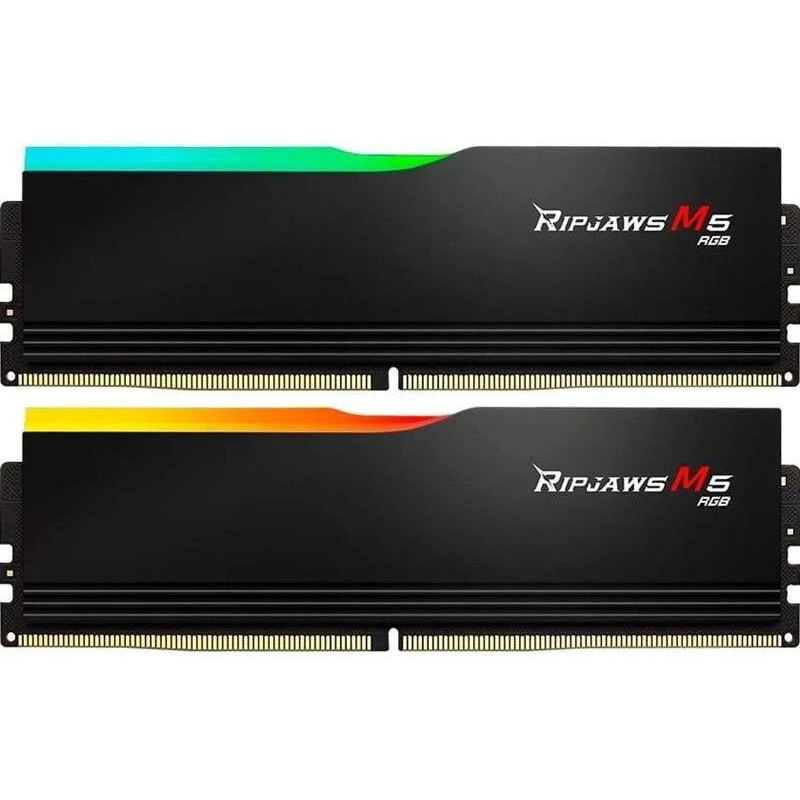 Оперативна пам'ять G.Skill 32 GB (2x16GB) DDR5 6000 MHz Ripjaws M5 RGB Black (F5-6000J3040F16GX2-RM5RK) (UA)