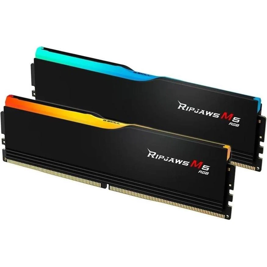 Оперативна пам'ять G.Skill 32 GB (2x16GB) DDR5 6000 MHz Ripjaws M5 RGB Black (F5-6000J3238F16GX2-RM5RK) (UA)