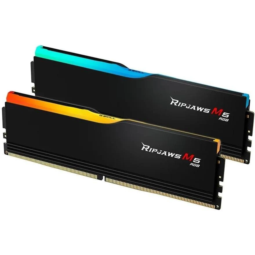 Оперативная память G.Skill 64 GB (2x32GB) DDR5 6400 MHz Ripjaws M5 RGB Black (F5-6400J3239G32GX2-RM5RK) (UA)