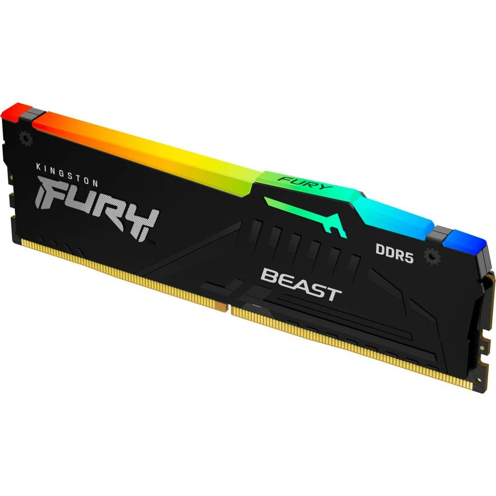 Оперативна пам'ять Kingston FURY 16GB DDR5 6000 MHz Beast RGB EXPO Black (KF560C36BBE2A-16) (UA)