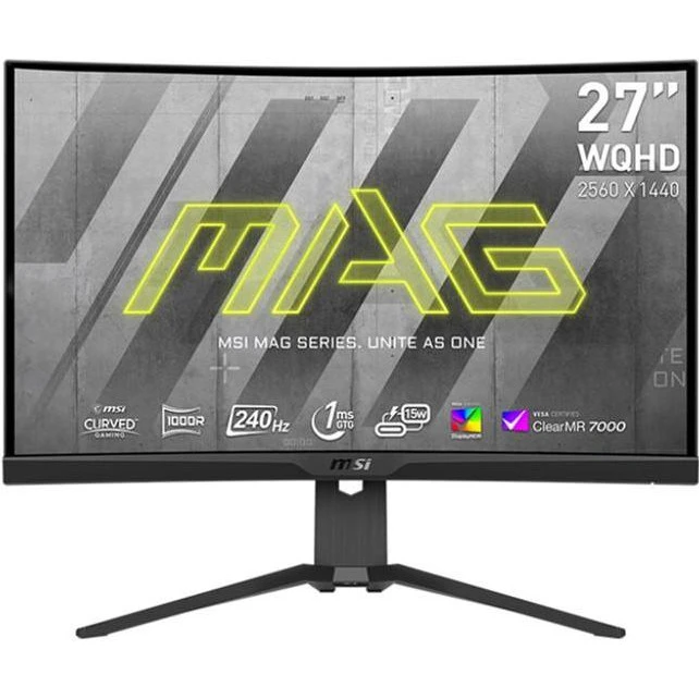 Монітор MSI MAG 275CQRXF (UA)
