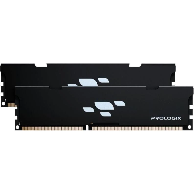 Оперативна пам'ять Prologix 16 GB (2x8GB) DDR4 3200 MHz Black (PRO16GB3200B4K) (UA)
