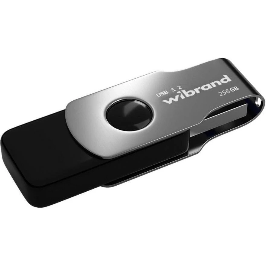 Флеш память Wibrand 256 GB Lizard USB3.2 Black (WI3.2/LI256P9B) (WI3.2/LI256P9B) (UA)