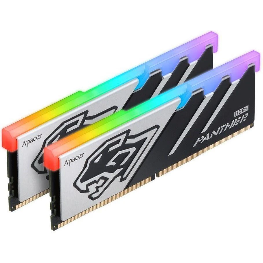 Оперативна пам'ять Apacer 32 GB (2x16GB) DDR5 6400 MHz Panther RGB (AH5U32G64C5529BAA-2) (UA)