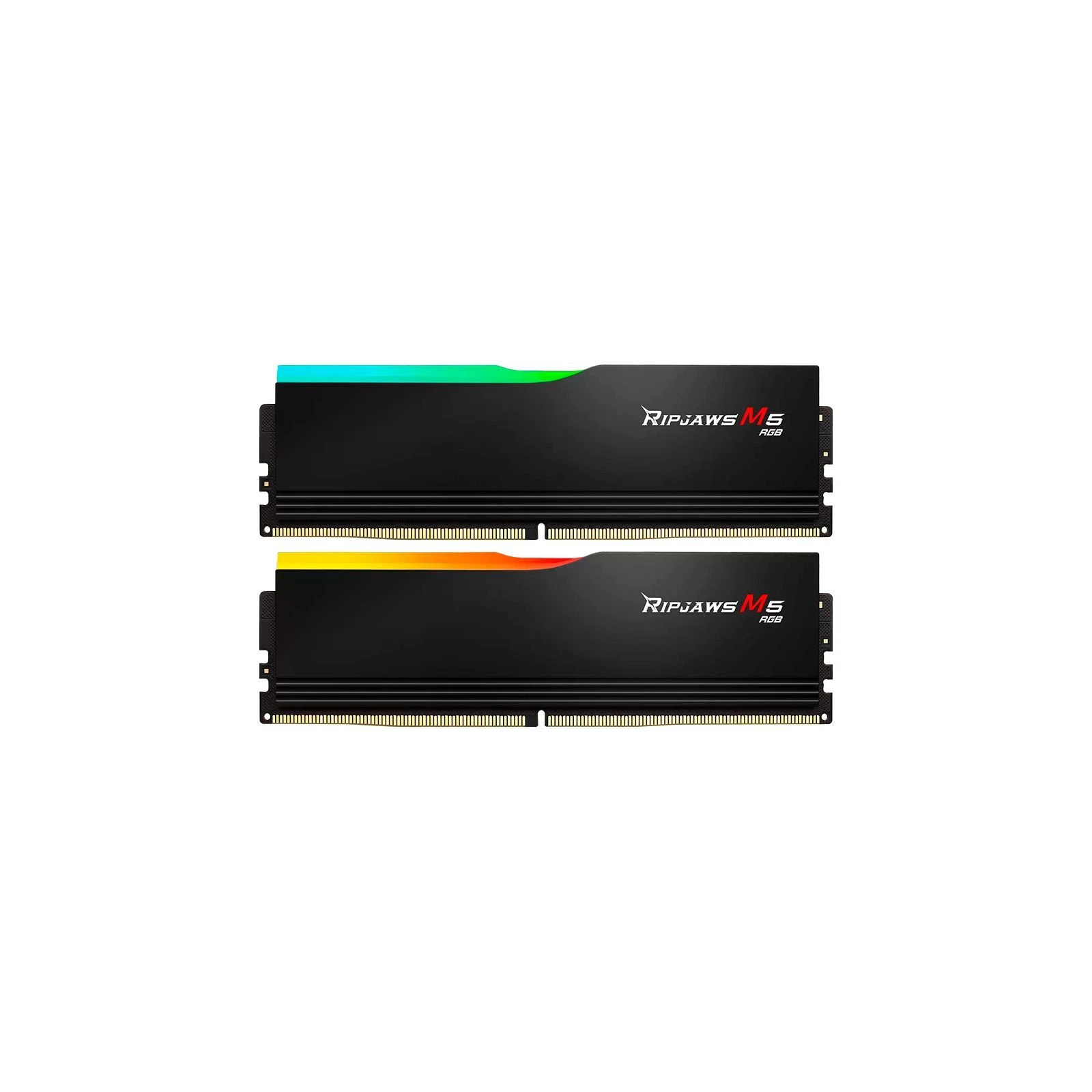 Оперативна пам'ять DDR5 64GB (2x32GB) 6000 MHz Ripjaws M5 RGB Matte Black G.Skill (F5-6000J3238G32GX2-RM5RK) (UA)