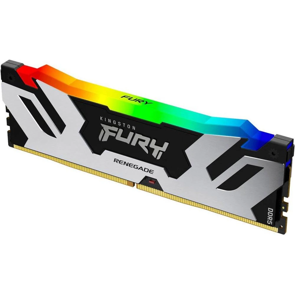 Оперативна пам'ять Kingston FURY 16 GB DDR5 8000 MHz Renegade RGB Black/Silver (KF580C38RSA-16) (UA)