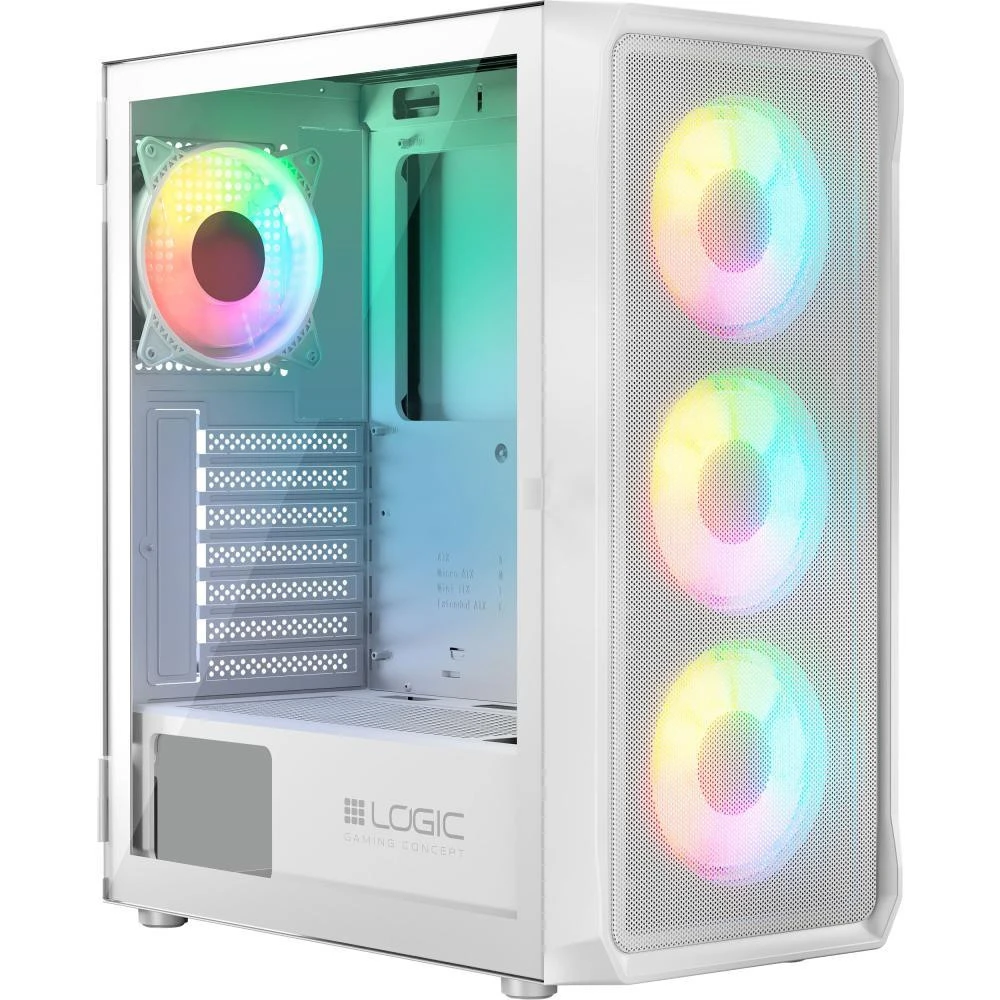 Корпус Logic concept Portos ARGB Midi White (AT-PORTOS-20-0000000-0002) (UA)