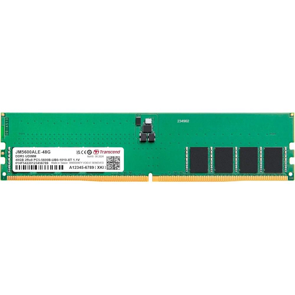 Оперативна пам'ять Transcend 48 GB DDR5 5600 MHz JetRam (JM5600ALE-48G) (UA)