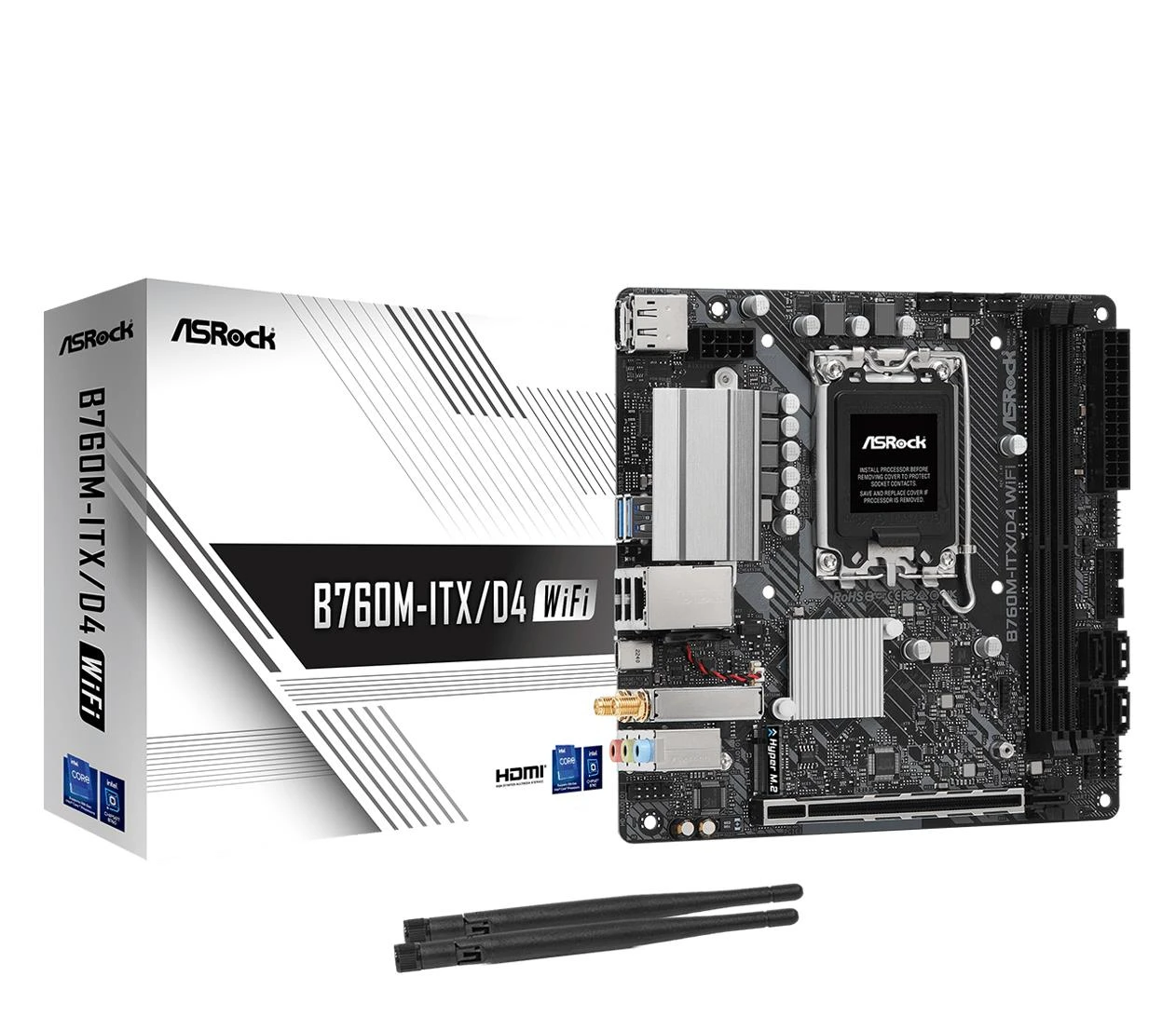 Материнська плата ASRock B760M-ITX Wi-Fi DDR4 EU