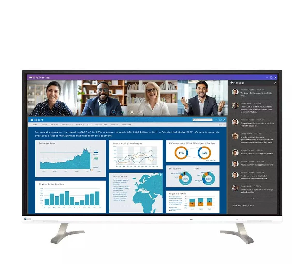 Монитор Eizo FlexScan EV4340X-WT (EV4340X-WT) EU