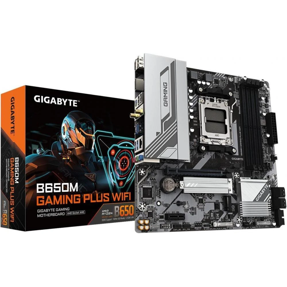 Материнська плата GIGABYTE B650M GAMING PLUS WIFI (UA)