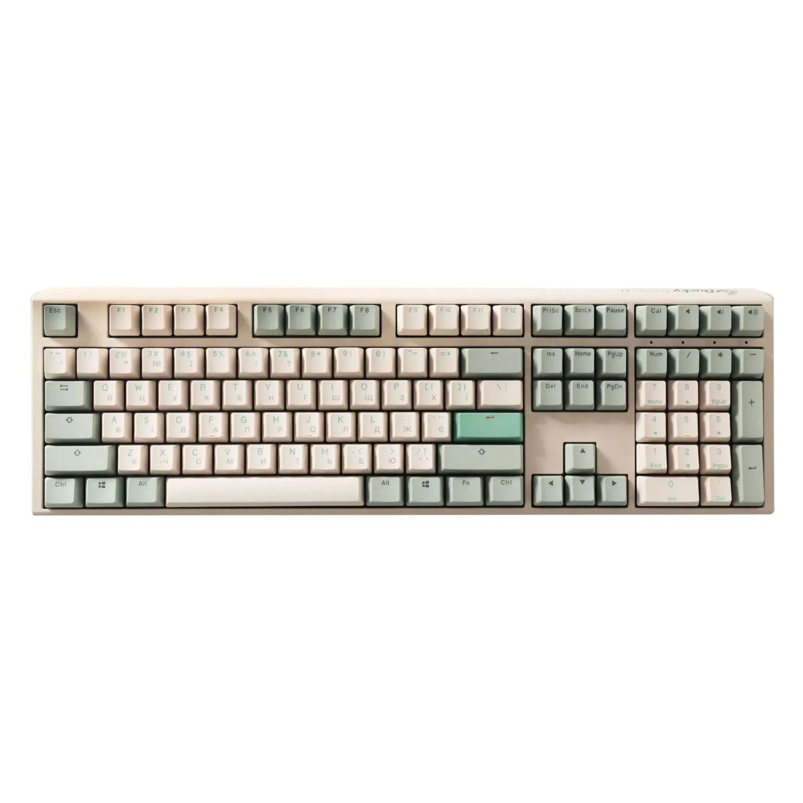 Клавіатура Ducky One 3 Cherry Mx Speed ​​Silver UA USB-крем (DKON2108-PUAPXMAEGGC1) (UA)