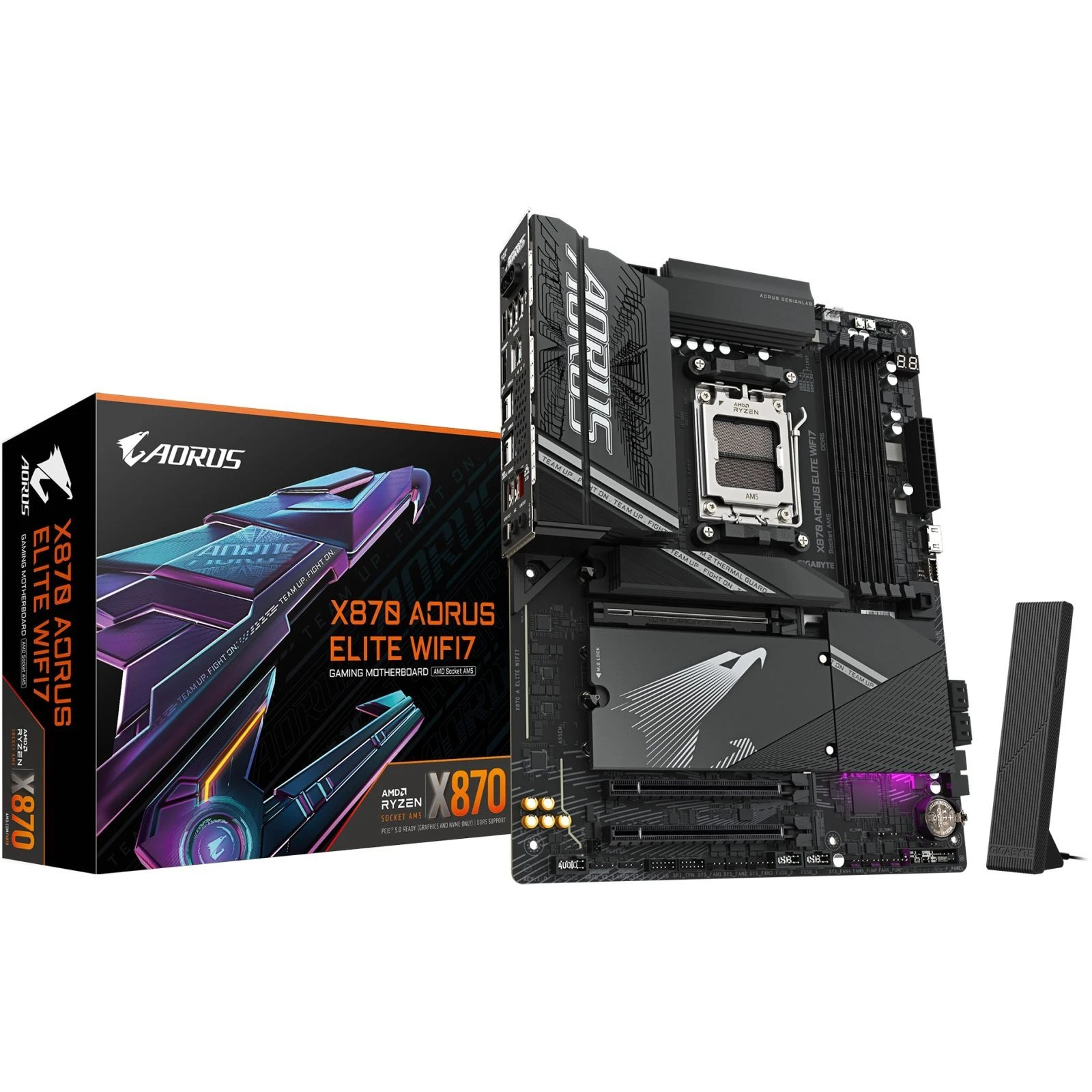 Материнська плата GIGABYTE X870 AORUS ELITE WIFI7 (X870 A ELITE WIFI7) (UA)