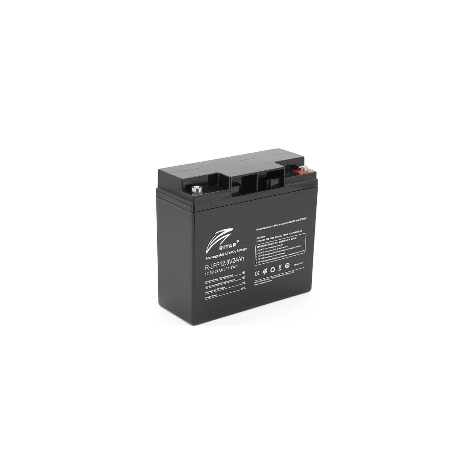 Акумуляторна батарея LiFePo4 Ritar R-LFP 12.8V 24Ah (UA)