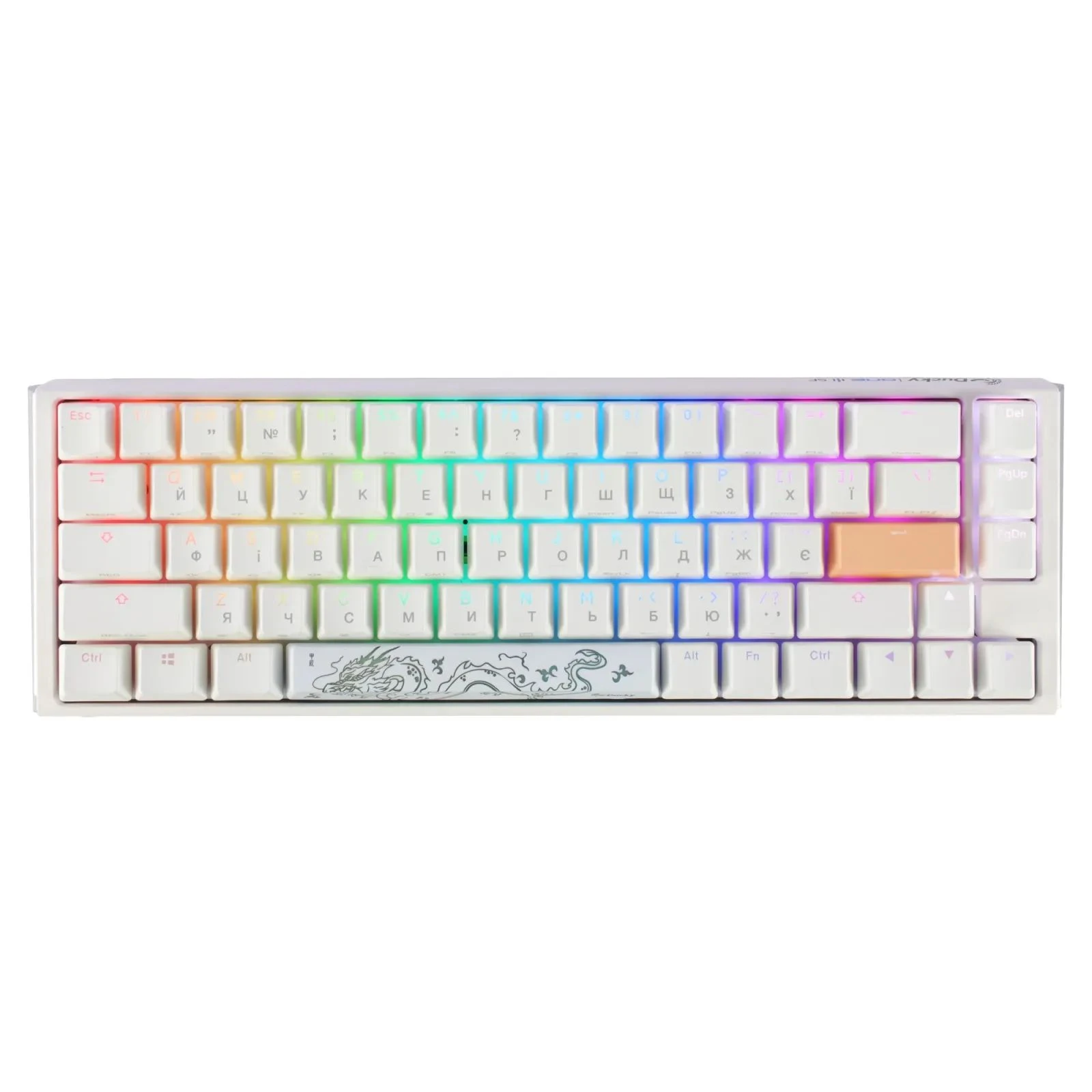 Клавиатура Ducky One 3 SF Cherry MX Brown RGB UA USB White (DKON2167ST-BUAPXPWWWSC1) (UA)