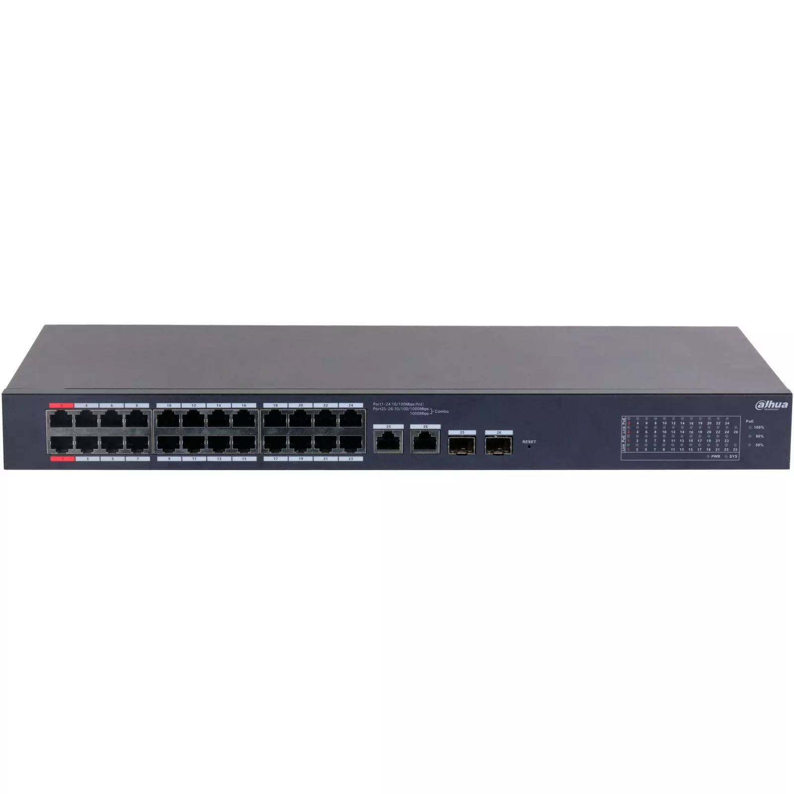 Мережевий перемикач Dahua DH-CS4226-24ET-375 (UA)