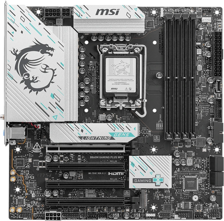 Материнська плата MSI B860M GAMING PLUS WIFI (911-7E42-003) (UA)