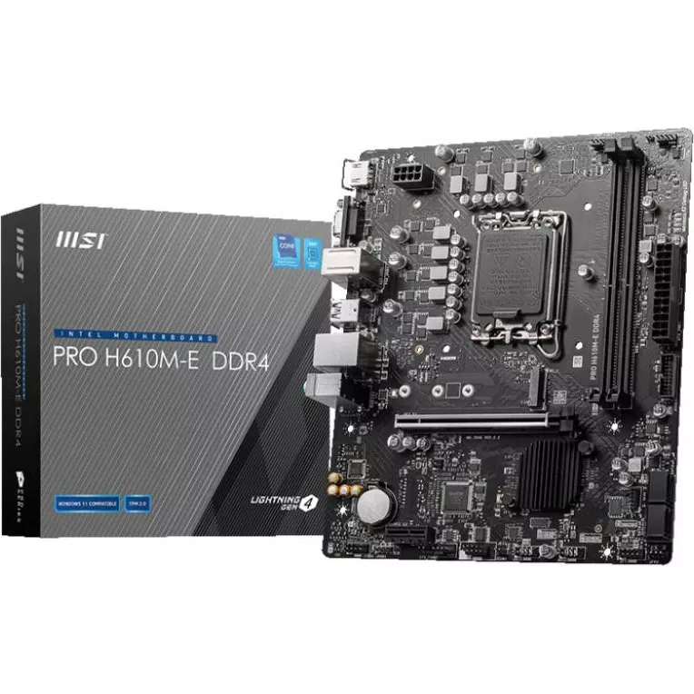 Материнська плата MSI PRO H610M-E DDR4 (911-7D48-062) (UA)