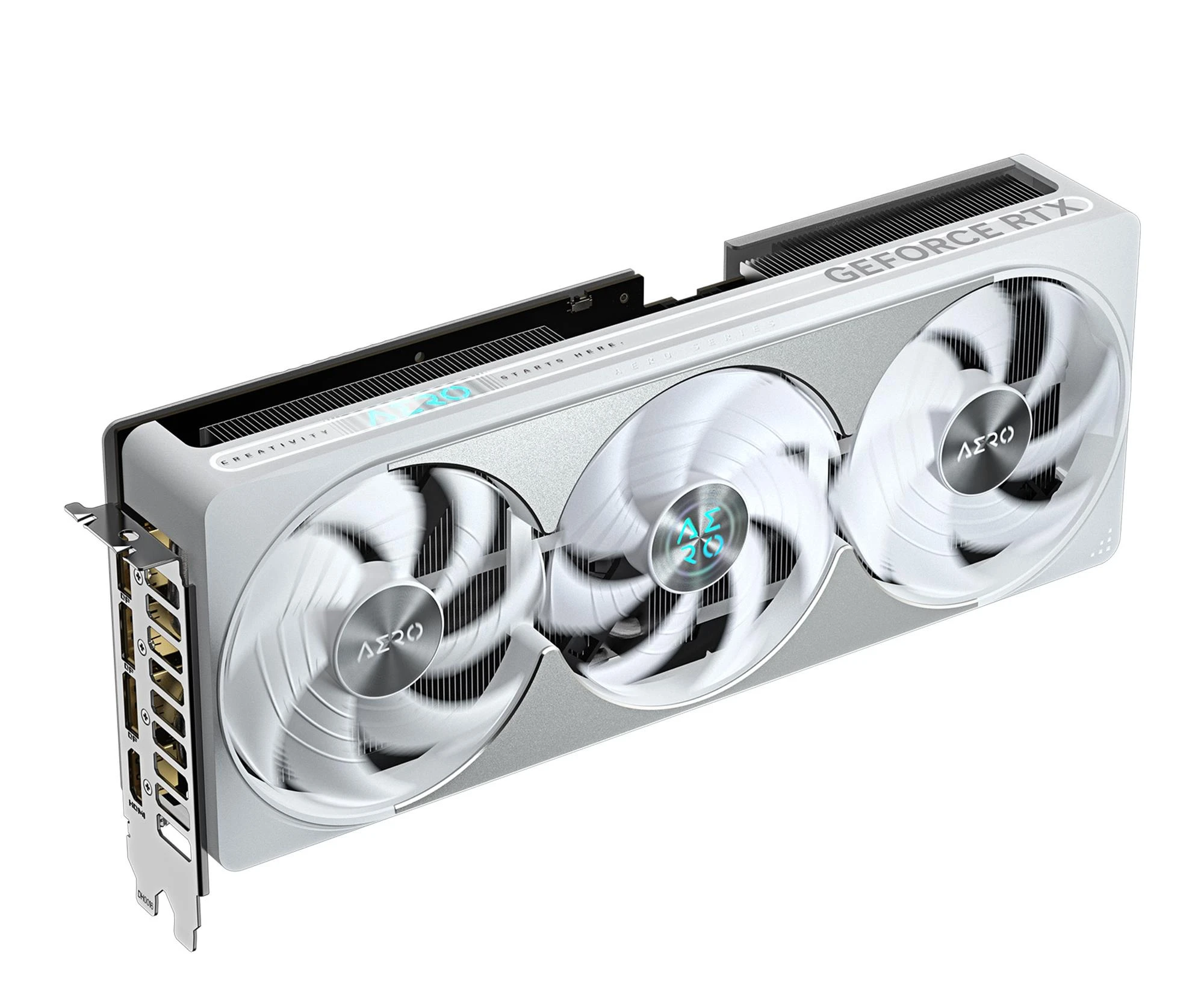 Відеокарта Gigabyte GeForce RTX 5080 Aero OC 16GB GDDR7 DLSS4 (GV-N5080AERO OC-16GD) EU