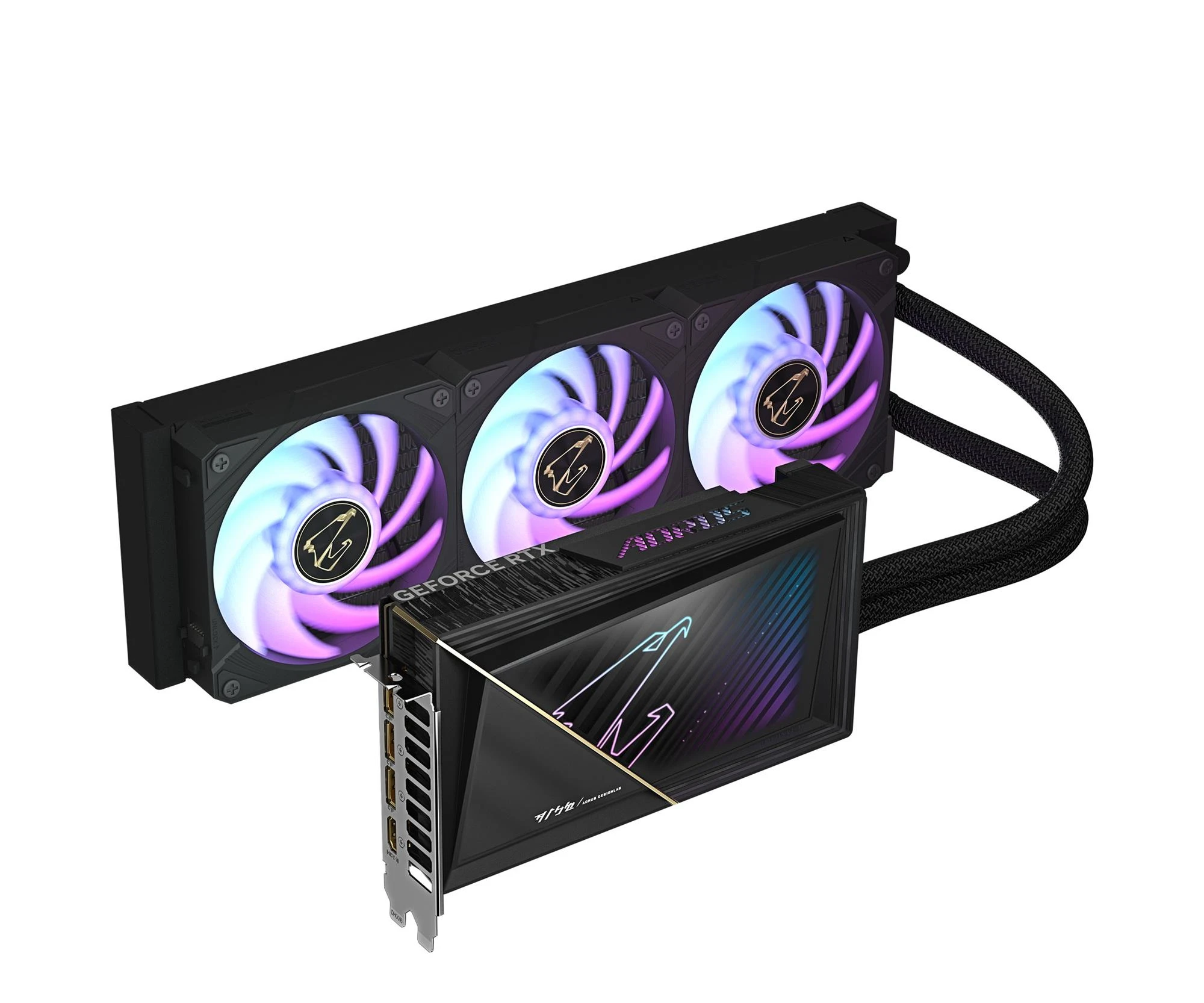 Відеокарта Gigabyte GeForce RTX 5080 AORUS Xtreme Waterforce 16GB GDDR7 DLSS4 (GV-N5080AORUSX W-16GD) EU