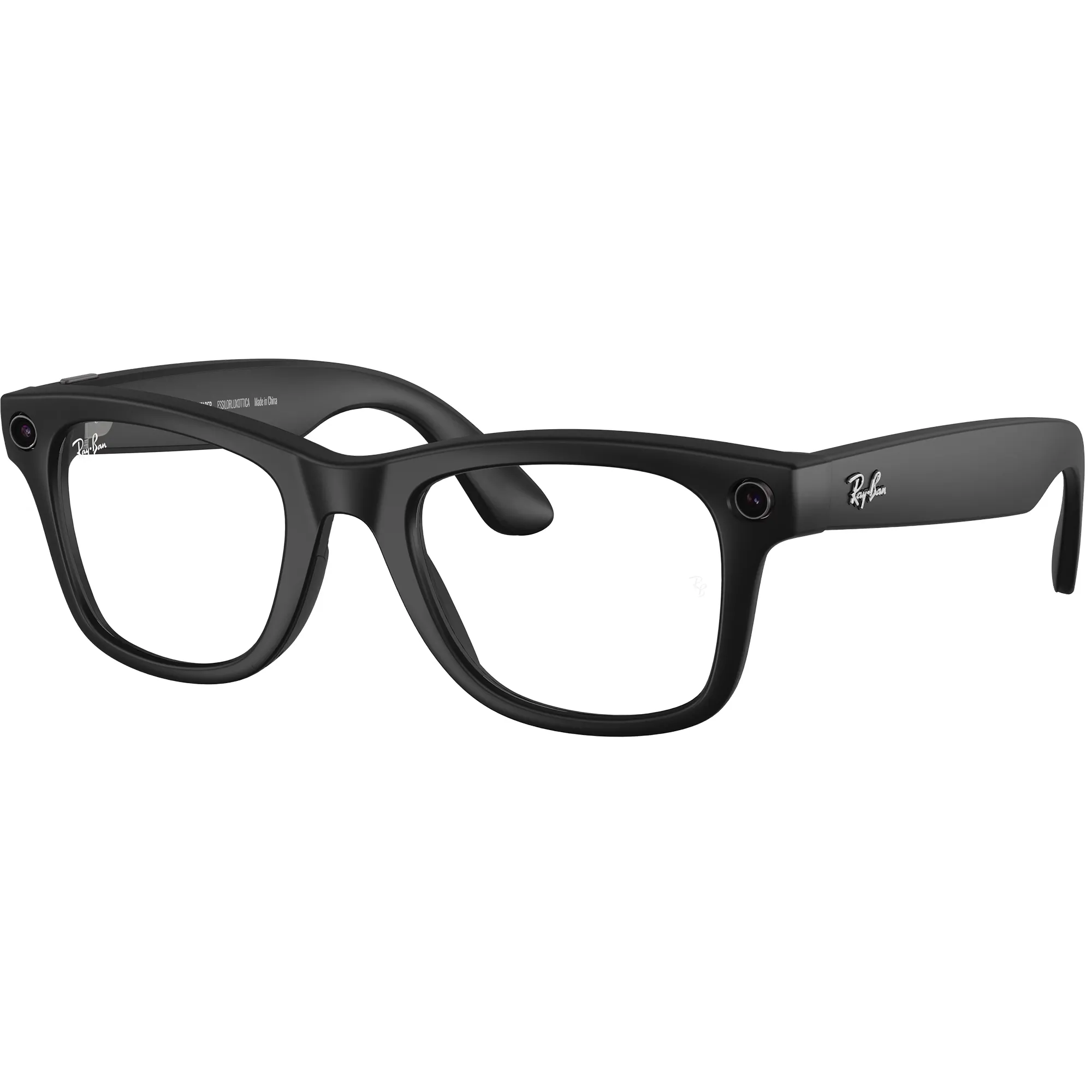 Смарт-окуляри Ray-Ban Meta Wayfarer Large Matte Black/Clear to Graphite Green Transitions (RW4008 601S1M 53-22)