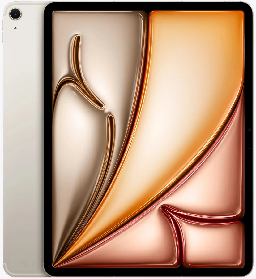 Планшет Apple iPad Air 13 2025 Wi-Fi + Cellular 512GB Starlight (MCJC4)