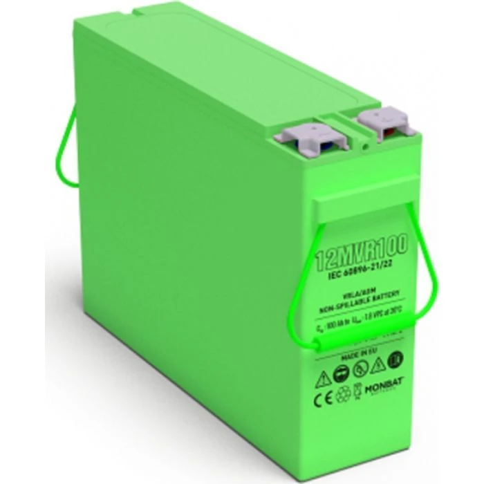 Акумуляторна батарея MONBAT 12V-100Ah, AGM FRONT TERMINAL (12MVR100) (UA)