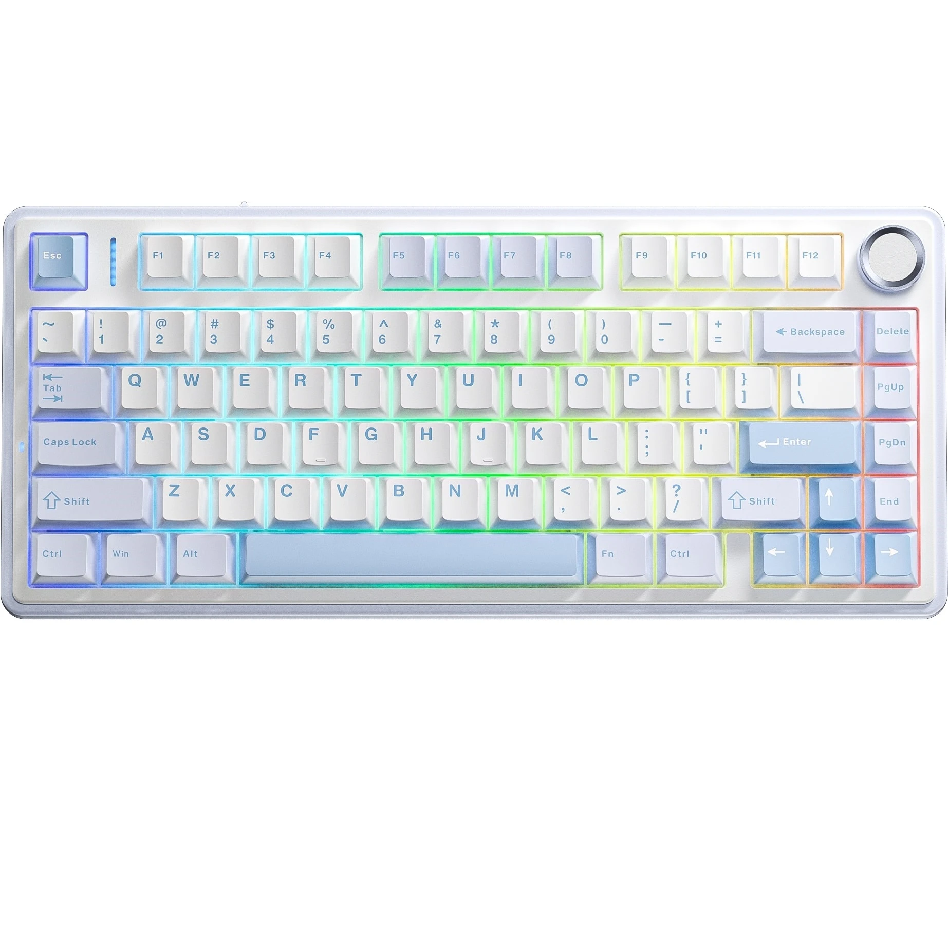 Клавіатура Aula F75 Gasket Greywood V3 Blue (6948391208633) (UA)