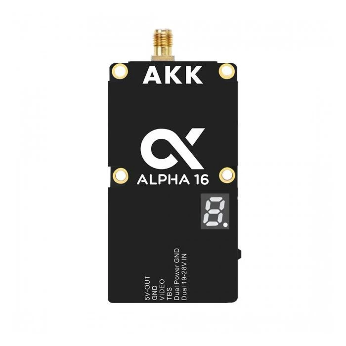 Видеопередатчик (VTX) AKK Alpha 16W 4.9G-6G 96CH (A16) (UA)