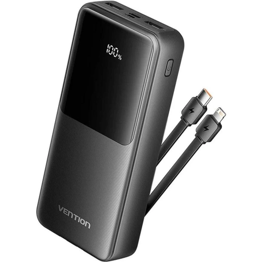 Мобільна батарея Vention 20000mAh 22.5W Black (FHPB0) (UA)
