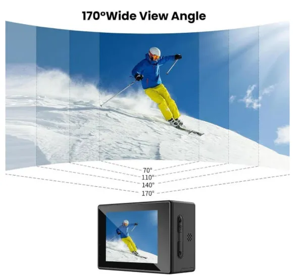 Экшн-камера SJCAM SJ4K PRO (SJ4000 Dual Screen) (6972476162343)