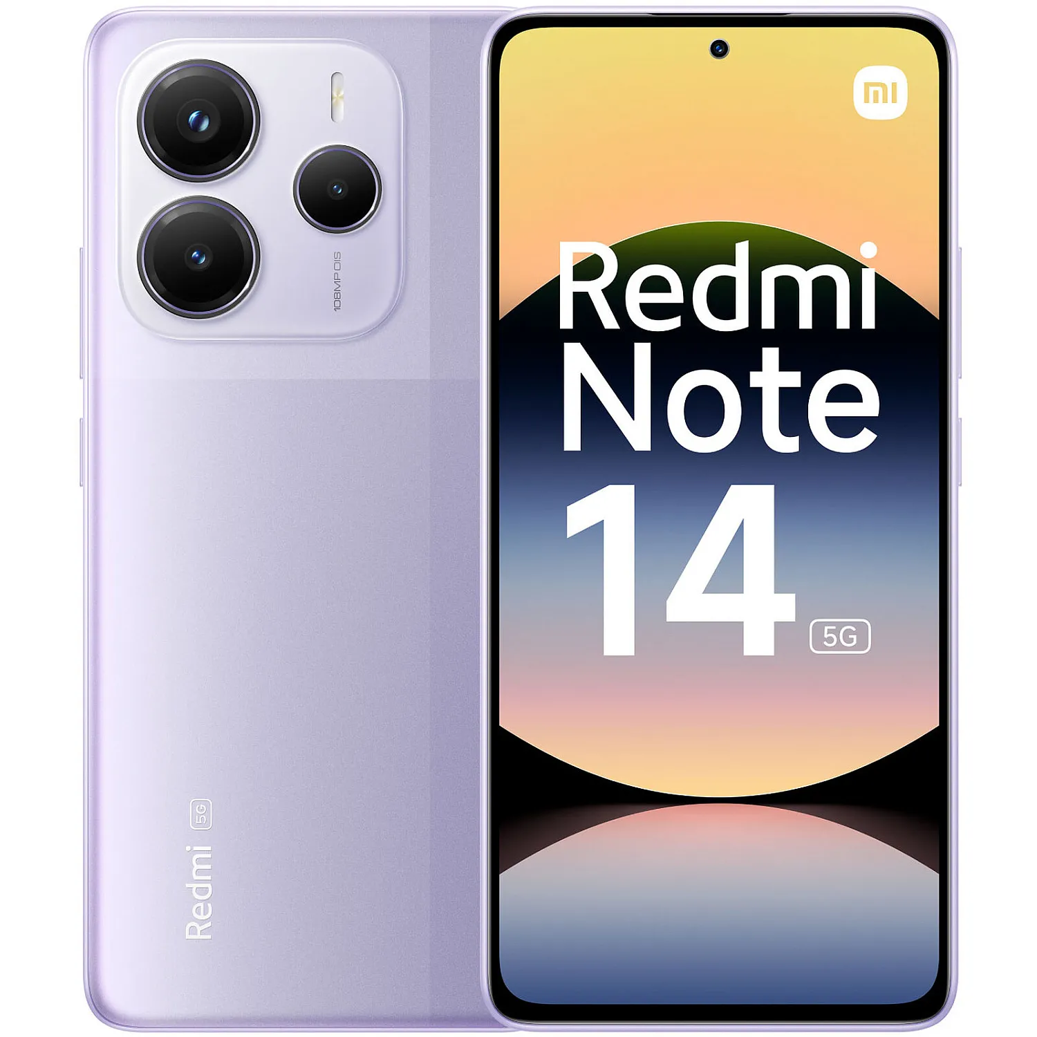 Мобильный телефон Xiaomi Redmi Note 14 5G 8/256Gb NFC Lavender Purple (with charger) Europe