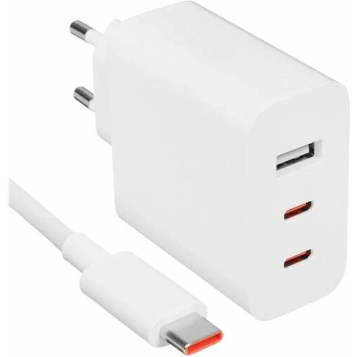 Сетевое зарядное устройство Xiaomi 67W White+Type-C to Type-C cable (BHR7493EU)
