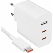 Сетевое зарядное устройство Xiaomi 67W White+Type-C to Type-C cable (BHR7493EU)