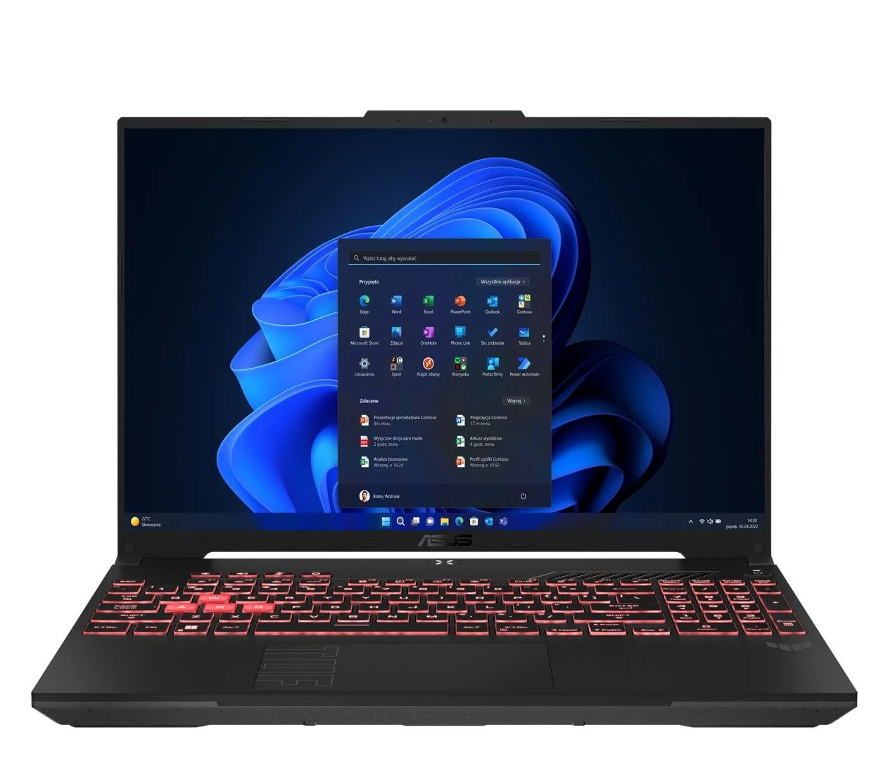 Ноутбук ASUS TUF Gaming A16 R5-7535HS/32GB/1TB/Win11PX RTX4050 144Hz (FA607NU-R5165-SSD1TB M.2 PCIe)