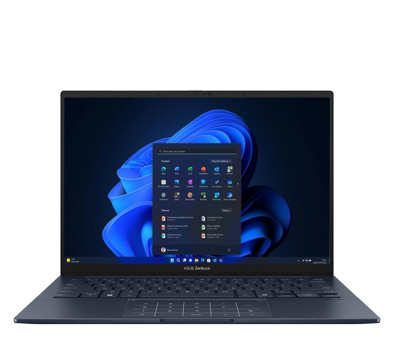 Ноутбук ASUS ZenBook 14 UX3405CA Ultra 5-225H/16GB/512/Win11P OLED 120Hz (UX3405CA-PZ087X)