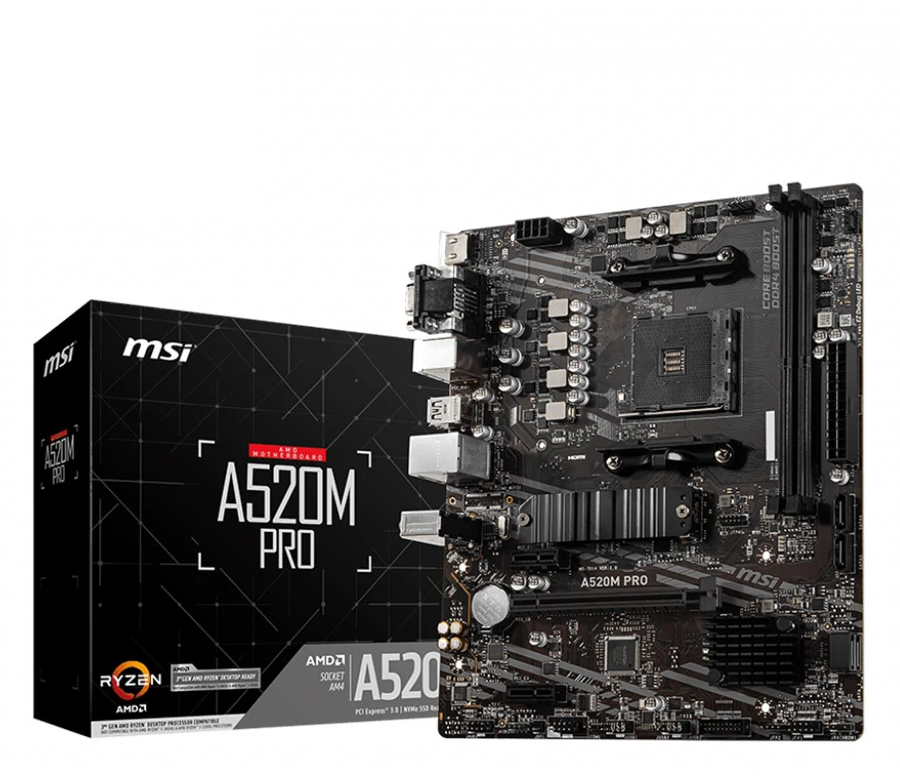 Материнская плата MSI A520M PRO EU