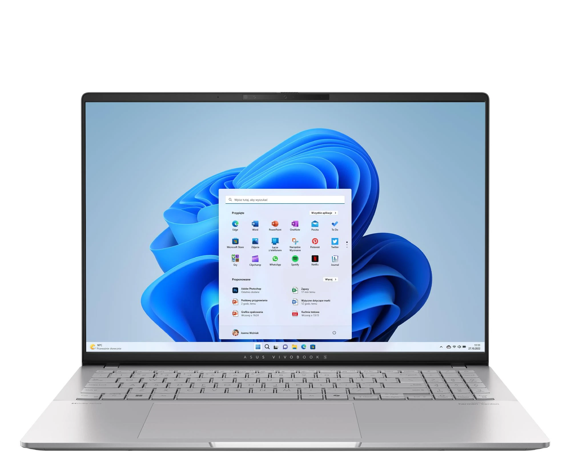 Ноутбук ASUS Vivobook S16 M5606KA Ryzen AI 5 340/24GB/512/W11 OLED 120Hz (M5606KA-RI104W)