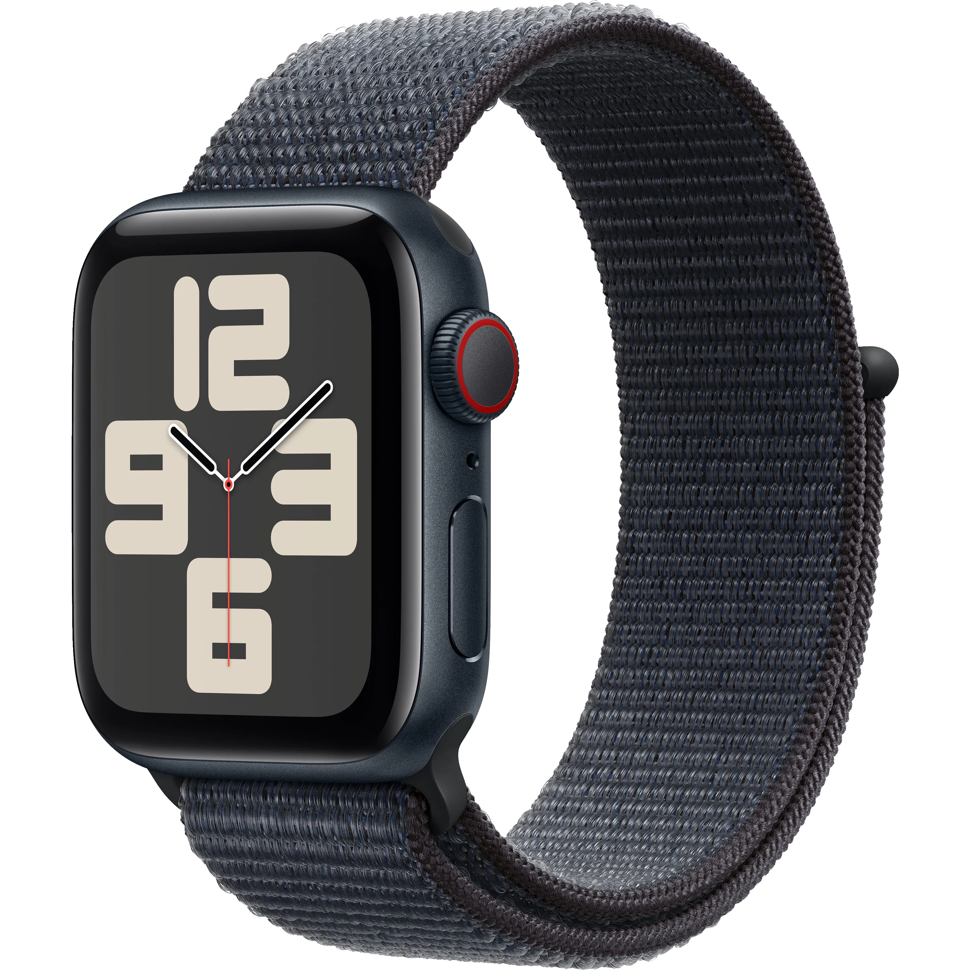 Годинники Apple Watch SE 2 GPS Plus Cellular 40mm Midnight Aluminum Case with Ink Sport Loop (MXFQ3/MXGA3)