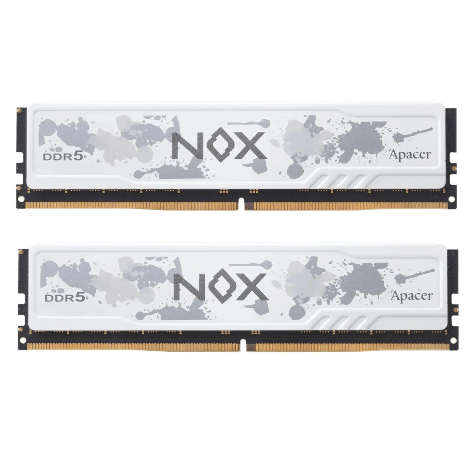 Оперативна пам'ять DDR5 32GB (2x16GB) 5200 MHz NOX White Apacer (AH5U32G52C522MWAA-2) (UA)