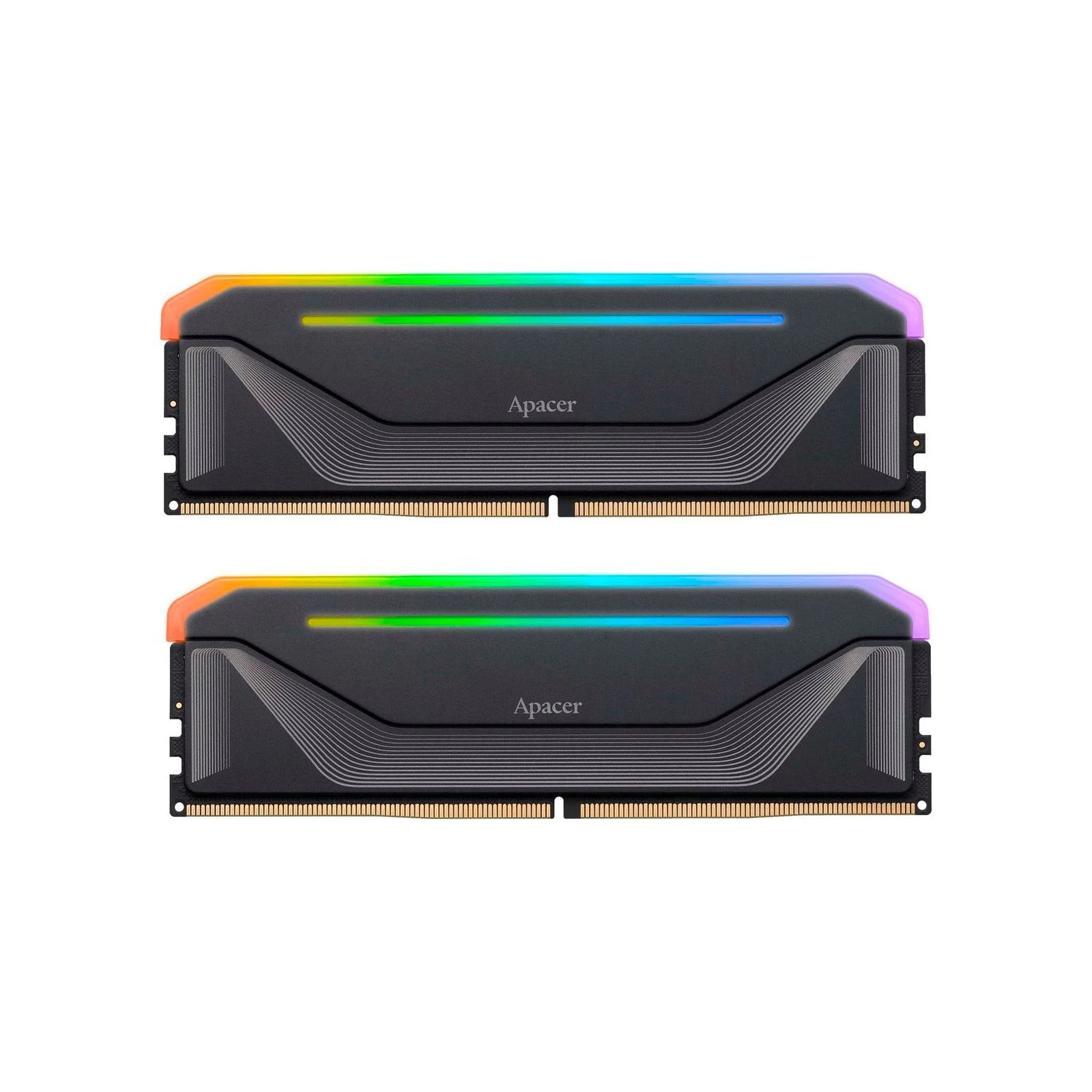 Оперативна пам'ять DDR5 32GB (2x16GB) 5600 MHz NOX RGB Black Apacer (AH5U32G56C522NBAA-2) (UA)