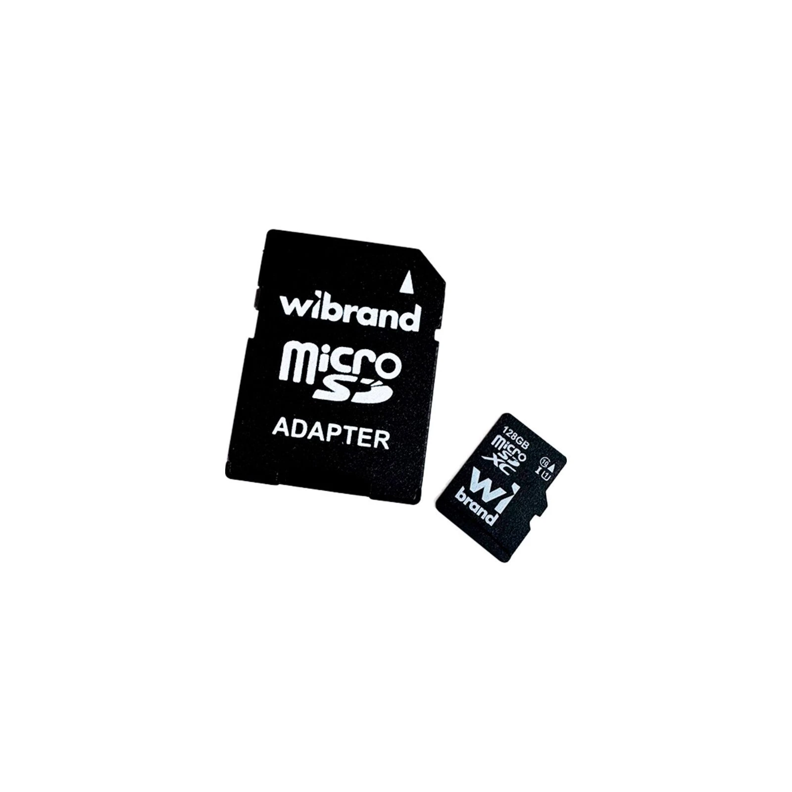 Карта пам'яті Wibrand 128GB microSD class 10 (WICDHU1/128GB-A) (UA)